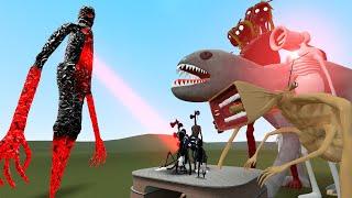 NEW THE GIANT WITH RED DOTS VS TREVOR HENDERSON CREATURES!! Garry's Mod