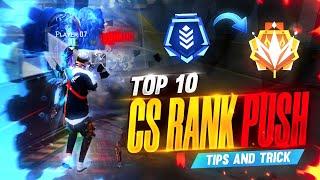 CS RANK COMEBACK TIPS | WIN EVERY CS RANK IN FREE  FIRE | CS RANK TIPS AND TRICKS | Player 07