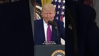 Trump says he doesn't think of himself as a 'King'