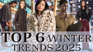 Top 6 winter fashion trends 2025