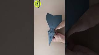 New World Record FLY very FAR Paper Planes #shorts - [Tutorial 2]