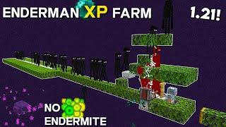 Minecraft Enderman XP Farm Tutorial 1.21 | No Endermite Enderman Farm | Easy XP Farm