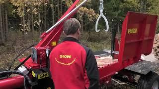 GROWI Maschinenbau Oberthingau Holzspalter Waagrechtspalter