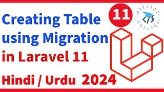 creating table using migration in laravel 11 | Migration Laravel | Riyast College | Lecture no 11