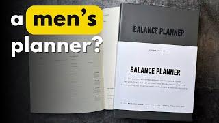 The Best Planner For Men? The Balance Planner from Mind Journal