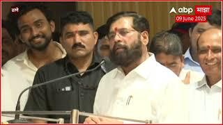Eknath Shinde Thane नकली आखाड्यातून खऱ्या आखाड्यात आले,चंद्रहार पाटलांच्या प्रवेशावेळी शिंदेंचं भाषण