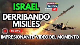 NOTICIAS ISRAEL | ¡IMPRESIONANTE VIDEO DE ISRAEL DERRIBANDO MISILES DE IRÁN!
