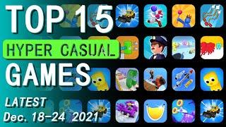 Top 15 NEW Hyper Casual Game Ideas (Dec.18 - 24, 2021) | New Games Daily