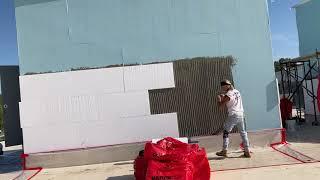 (EIFS) foam application