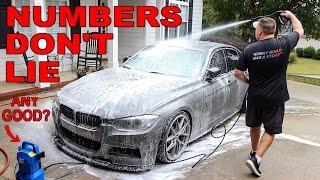 ARE THE NUMBERS TRUE? | AMAZON PRESSURE WASHER REVIEW AND TESTING | TEANDE 2300 PSI & 2.2 GPM