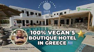 100% Vegan 5 Star Boutique Hotel in Greece  I Success Story