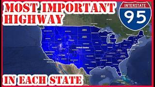 Why THESE HIGHWAYS Are the Most Important in EACH of the 50 States