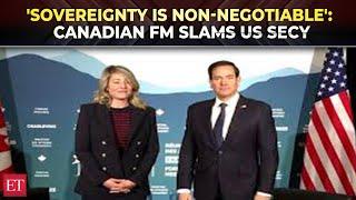 Canadian FM Joly slams US Secy of State Marco Rubio in G7, 'Sovereignty is Non-Negotiable'