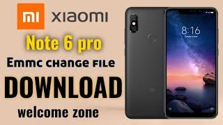 NOTE 6 PRO EMMC CHANGE FILE || REDMI NOTE 6 PRO (tulip) EMMC REPLACEMENT MODIFIED FIRMWARE DOWNLOAD