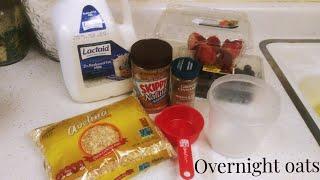 Overnight oats easy recipe!