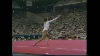 Betty Okino (USA) Floor Team Compulsories 1992 Barcelona Olympic Games