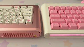 Glitter65 r2 | ano pink & milky white 