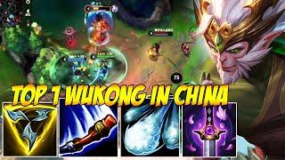 TOP 1 WUKONG IN CHINA WILD RIFT - WTF!? IS THIS DAMAGE ON WUKONG