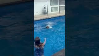 Millers first swim