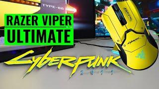 NEW Razer Viper Ultimate Cyberpunk 2077 Edition Unboxing and Review! | Razer Wireless Gaming Mouse