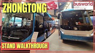 Zhongtong Bus Stand Walkthrough - Busworld Europe 2023