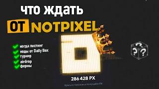 ЧТО ЖДАТЬ ОТ NOT PIXEL - Когда листинг? Как прокачаться в нот пиксель - Как заработать аирдроп?