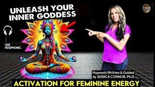 Activate Your Divine Feminine Inner Goddess | Guided Hypnosis Meditation | 3D | ASMR