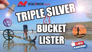 TRIPLE SILVER AND A BUCKET LISTER | MINELAB EQUINOX 800 | METAL DETECTING UK