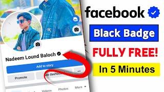 How To Get Black Tick On Facebook I'd | Facebook Black Verify Badge 2023 Free | Fb id black verify