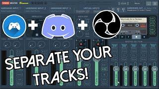 How to Split Discord/Game audio in OBS using VoiceMeeter Banana