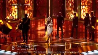 Emmelie de Forest - Only Teardrops (Live @ Dansk Melodi Grand Prix 2013)