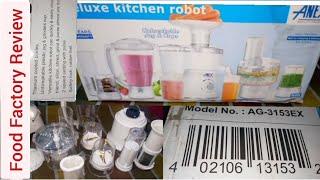 Anex AG-3153 Food Factory Review - Anex Deluxe Kitchen Robot