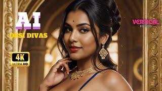 4K AI Desi Divas Lookbook Ep - 121| The Royal Bikini 1| AI Fashion Unveiled | AI Lookbook #lookbook