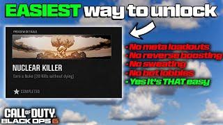 How to EASILY unlock the 'Nuclear Killer' Calling Card | Black Ops 6