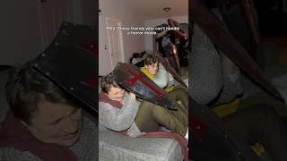 POV: Those friends who can’t watch a horror movie… #theboys #viral #shorts #horror