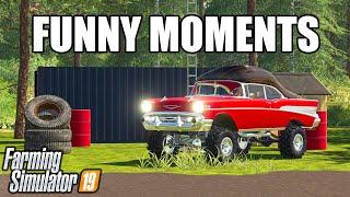 FUNNY MOMENTS (PART 1) FARMING SIMULATOR 19