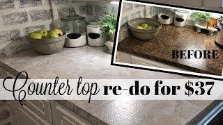 COUNTER TOP RE-DO FOR $37!!