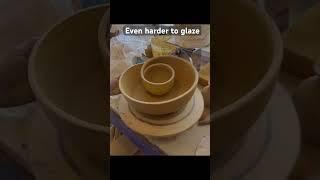 Spiral chip and dip bowls: challenging but rewarding #potterywheel #thrownandaltered #wheelthrown