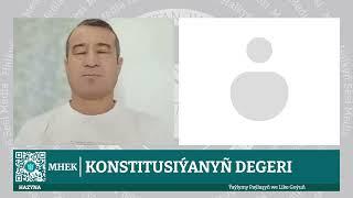 Türkmenistan | Konstitusiýanyñ degeri