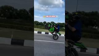 jannu  stuntz new vlog short | jannu stunt zx10r wheelie | jannu bike rider short video | #shorts