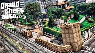 GTA 5 Моды: Самая лучшая база выживших - Зомби Апокалипсис в Лос-Сантосе!