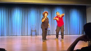 Hellena’s improv show with Miguel