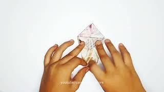 How to make Origami Paper Bucket || Easy Paper Craft || Origami Paper Craft