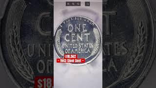 MOST POPULAR U.S. COIN! $18,000+ 1943 Steel Cent Treasured By Collectors! #shorts