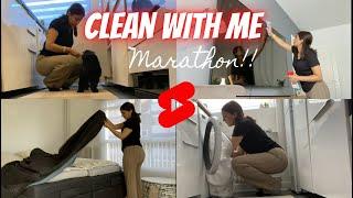 CLEAN & ORGANIZE WITH ME  MASSIVE CLEAN WITH ME MARATHON! CLEANING MOTIVATION - Cleaning with me 