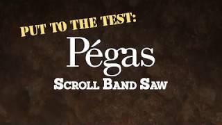 Pegas Scroll Band Saw Demo (Scroll Saw Woodworking & Crafts)