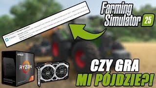 MÓJ KOMPUTER DO FARMING SIMULATOR 25🟢 CZY GRA MI PÓJDZIE🟢