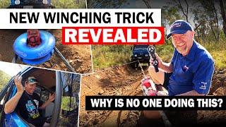It's not what you think...or is it? Using two winches to get a mate unbogged.