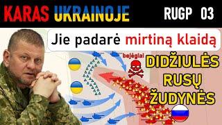 Rugp 3: BEPROTIŠKAS PUOLIMAS. Rusai Nusiunčia 70 TANKŲ IR BMP'Ų Į MINŲ LAUKUS | Karas Ukrainoje