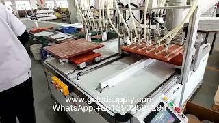 GSLEDSUPPLY Automatic Glue Dispensing Machine for back-lit panel light six heads glue dispenser.